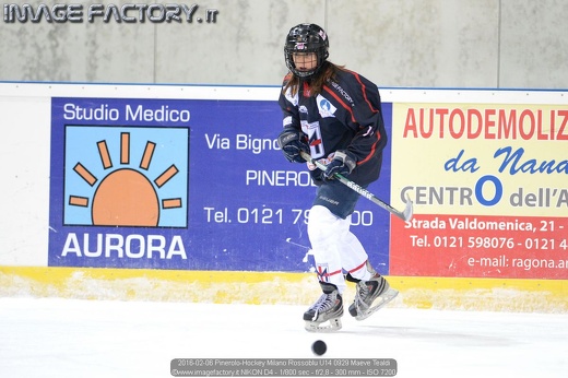 2016-02-06 Pinerolo-Hockey Milano Rossoblu U14 0929 Maeve Tealdi